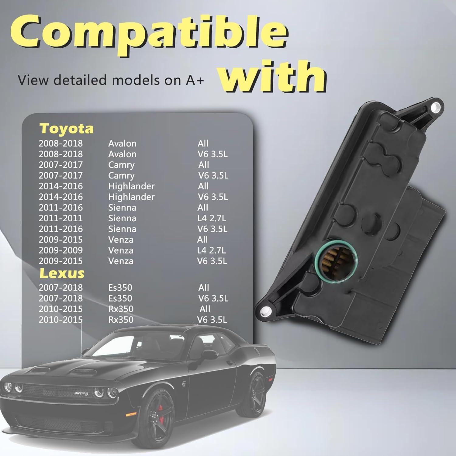 Kit de Filtro de Aceite de Transmisión TINGYINGDA 2GRFE 18 Agujeros