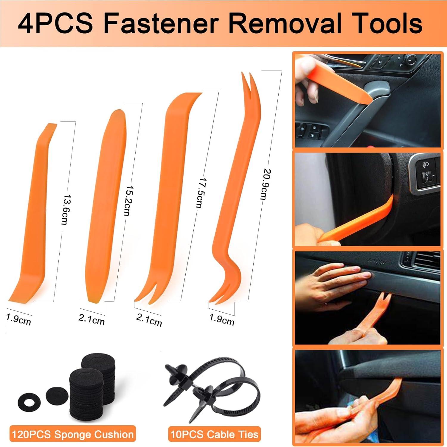 Kit de Clips de Retención 1345PCS Aiuoor para Auto - 36 Tamaños