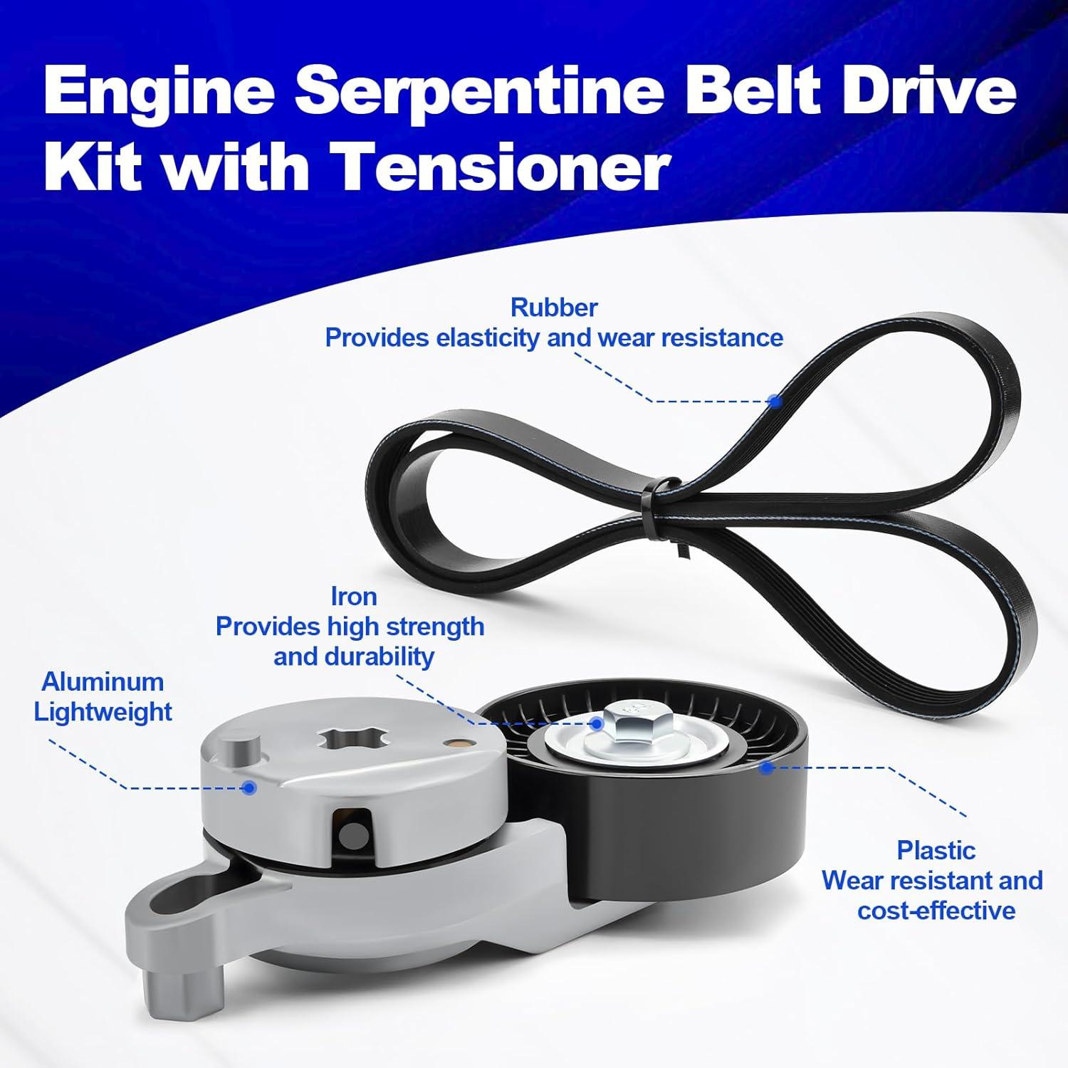 Kit de Correa Serpentina y Tensor ZyloPlinx para Toyota