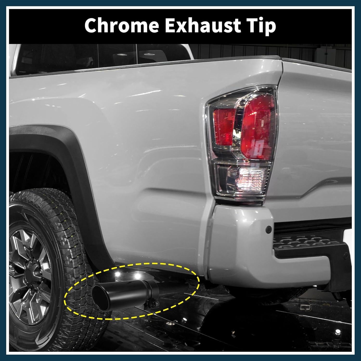 Punta de Escape Acero Inoxidable Toyota Tacoma 2005-2023