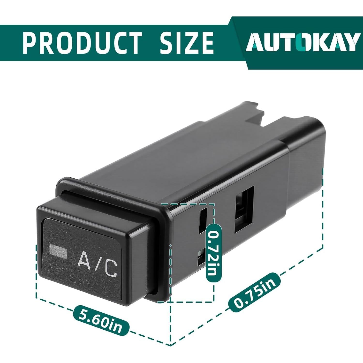 Interruptor A/C AUTOKAY para Toyota Pickup, Tacoma, 4Runner