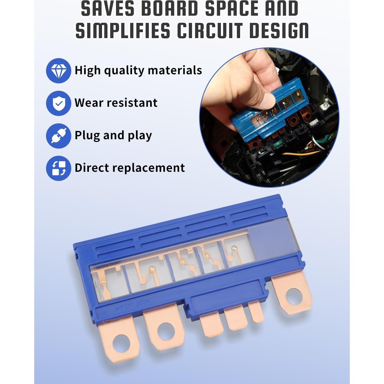 Ensamblaje de Bloque de Enlace Fusible JUWEVAZU 82620-33030 para Toyota