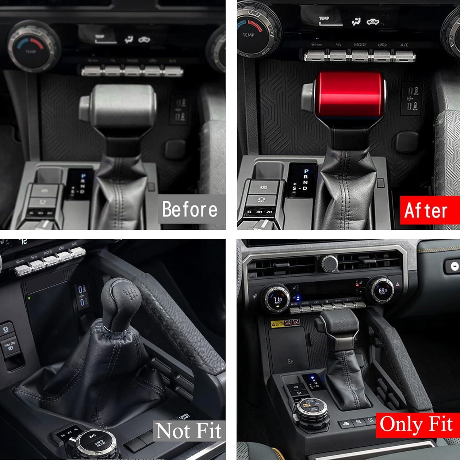 Cubierta de pomo de cambio BORUIEN para Toyota 2022-2025