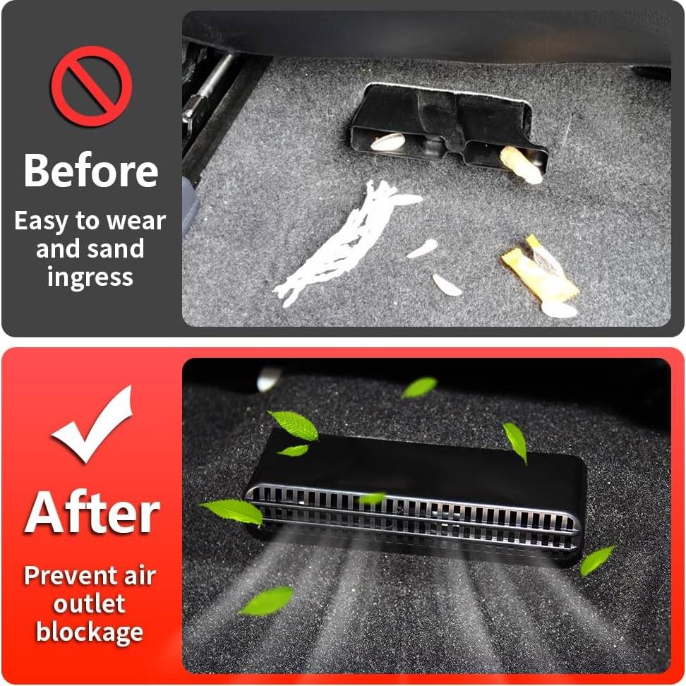 Cubierta de Ventilación LUNQIN para Toyota RAV4/Highlander/Venza