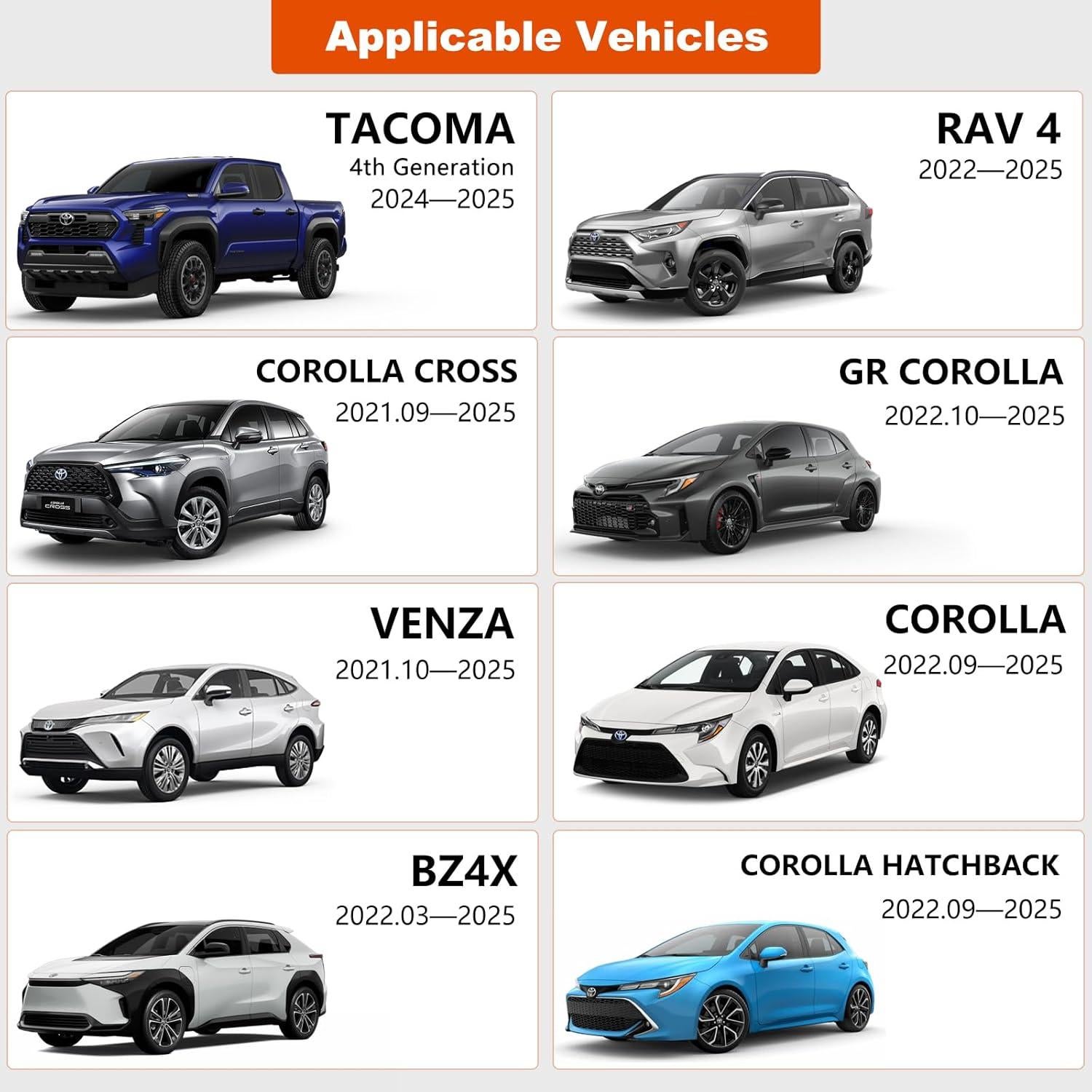 Luz LED Interior Toyota ZEN HON 6000K para Tacoma RAV4 BZ4X