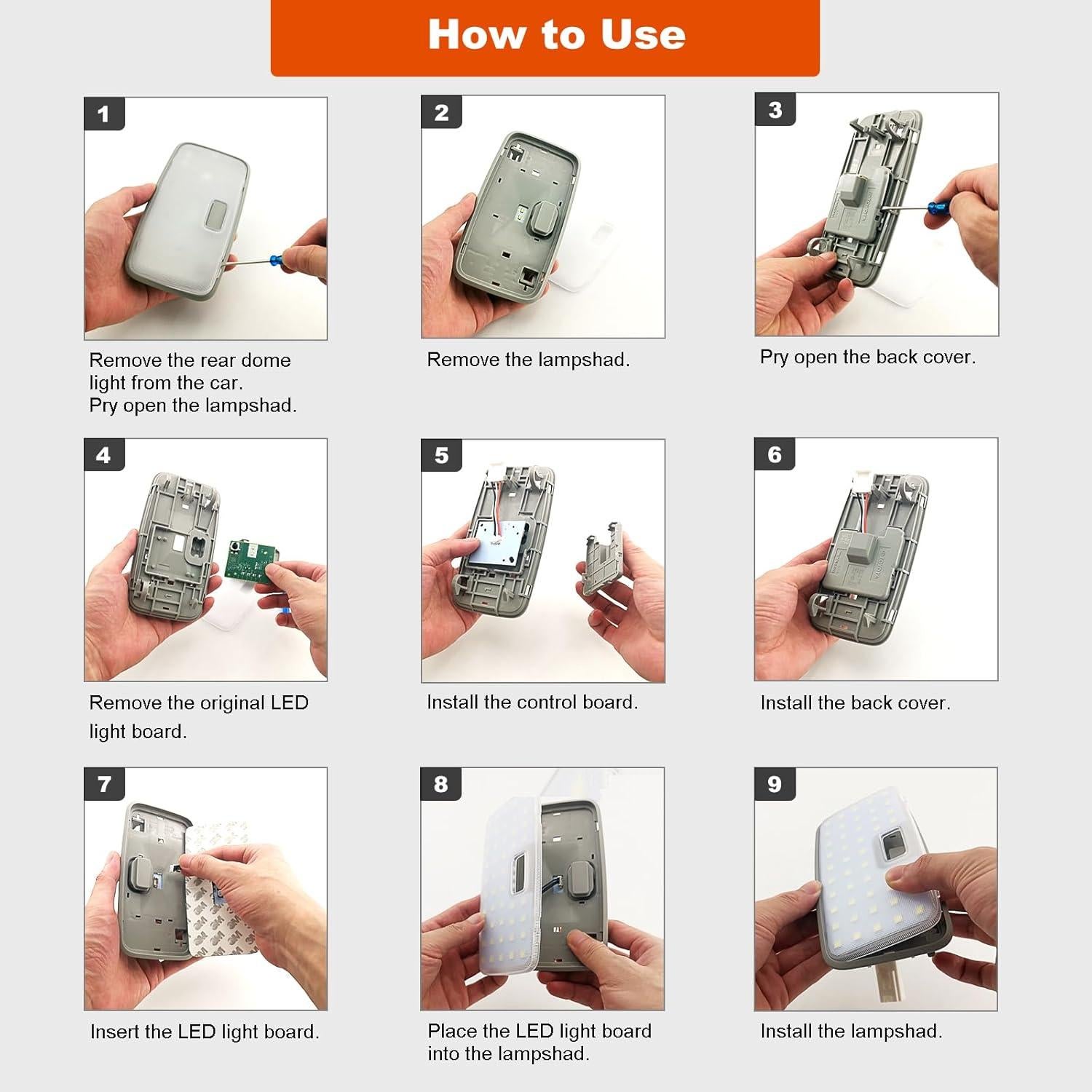 Luz LED Interior Toyota ZEN HON 6000K para Tacoma RAV4 BZ4X