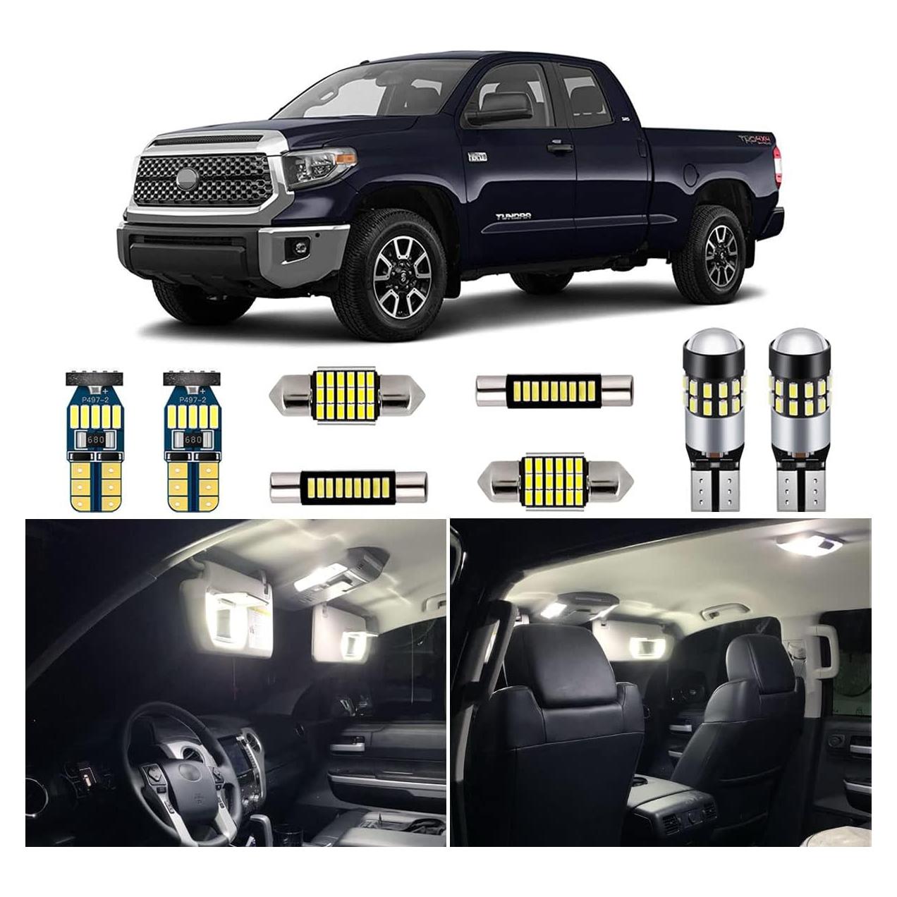 Kit de Bombillas LED Interiores AUTOGINE para Toyota Tundra 2007-2021