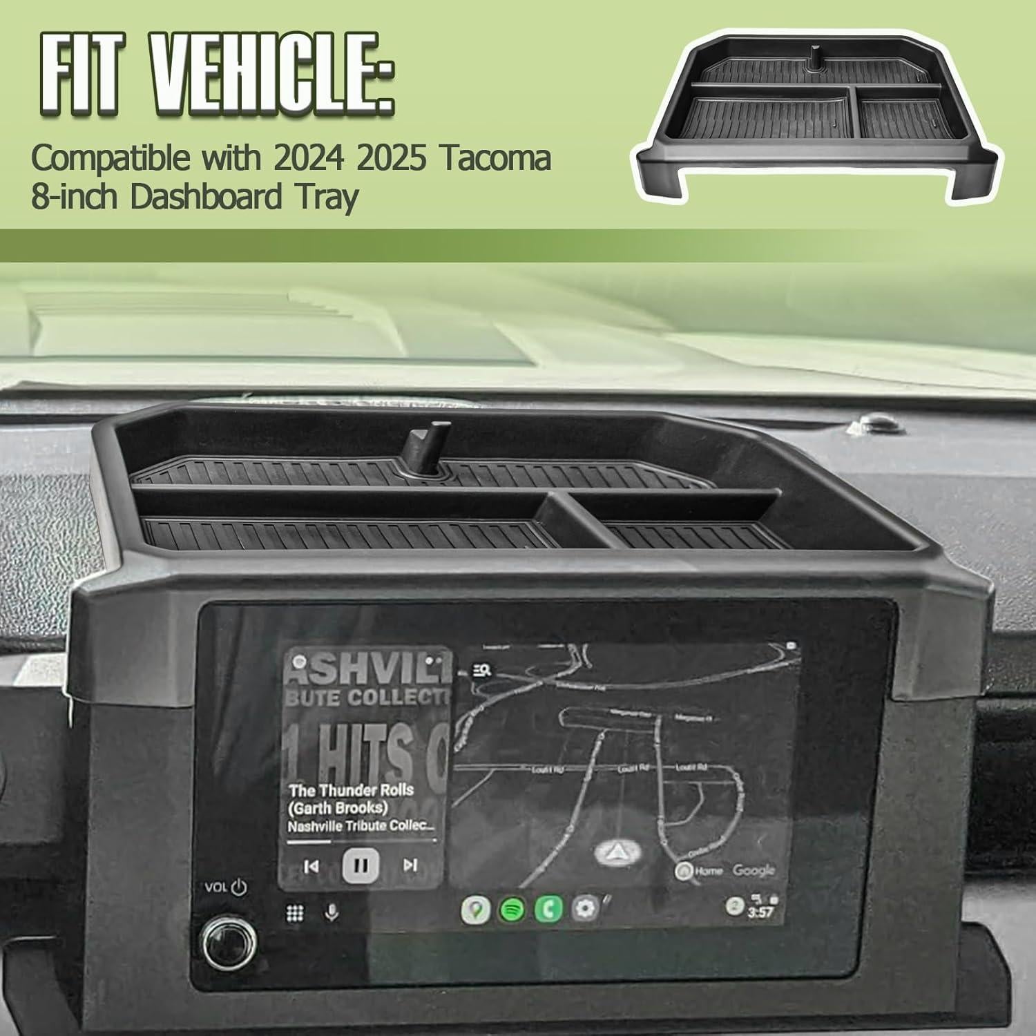 Organizador de Consola Central HGWEI para Toyota Tacoma 2024-2025