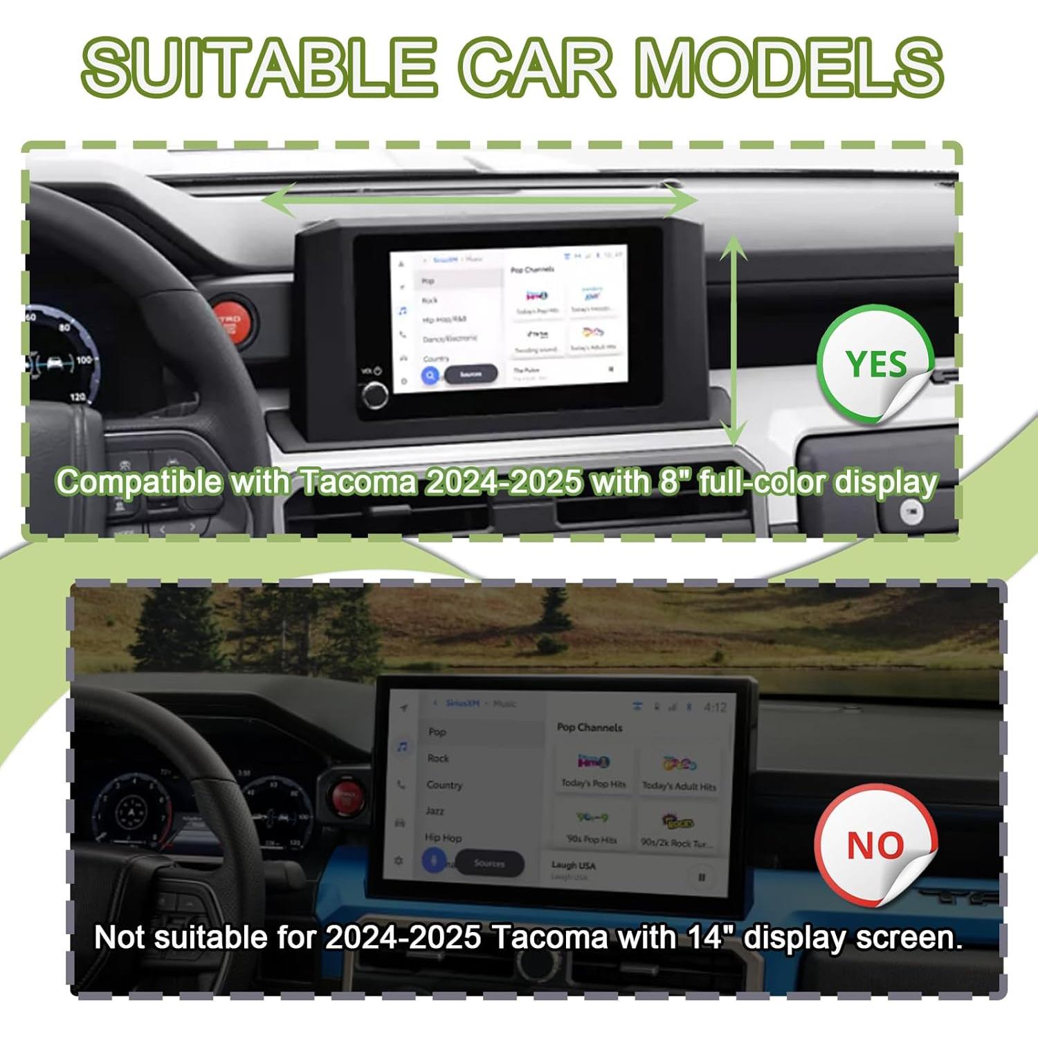 Organizador de Consola Central HGWEI para Toyota Tacoma 2024-2025