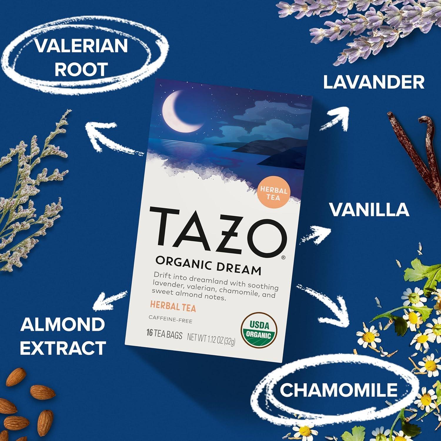 Té Orgánico Regenerativo TAZO - Calmante Manzanilla y Zen 16 CT