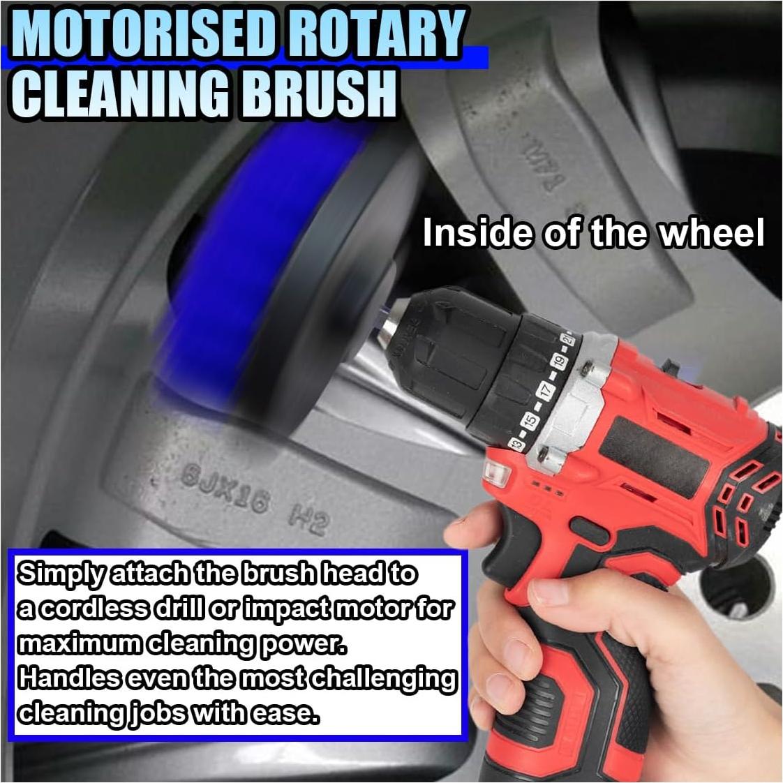 Juego de cepillos de limpieza para taladro ZIMISI 2" y 4"