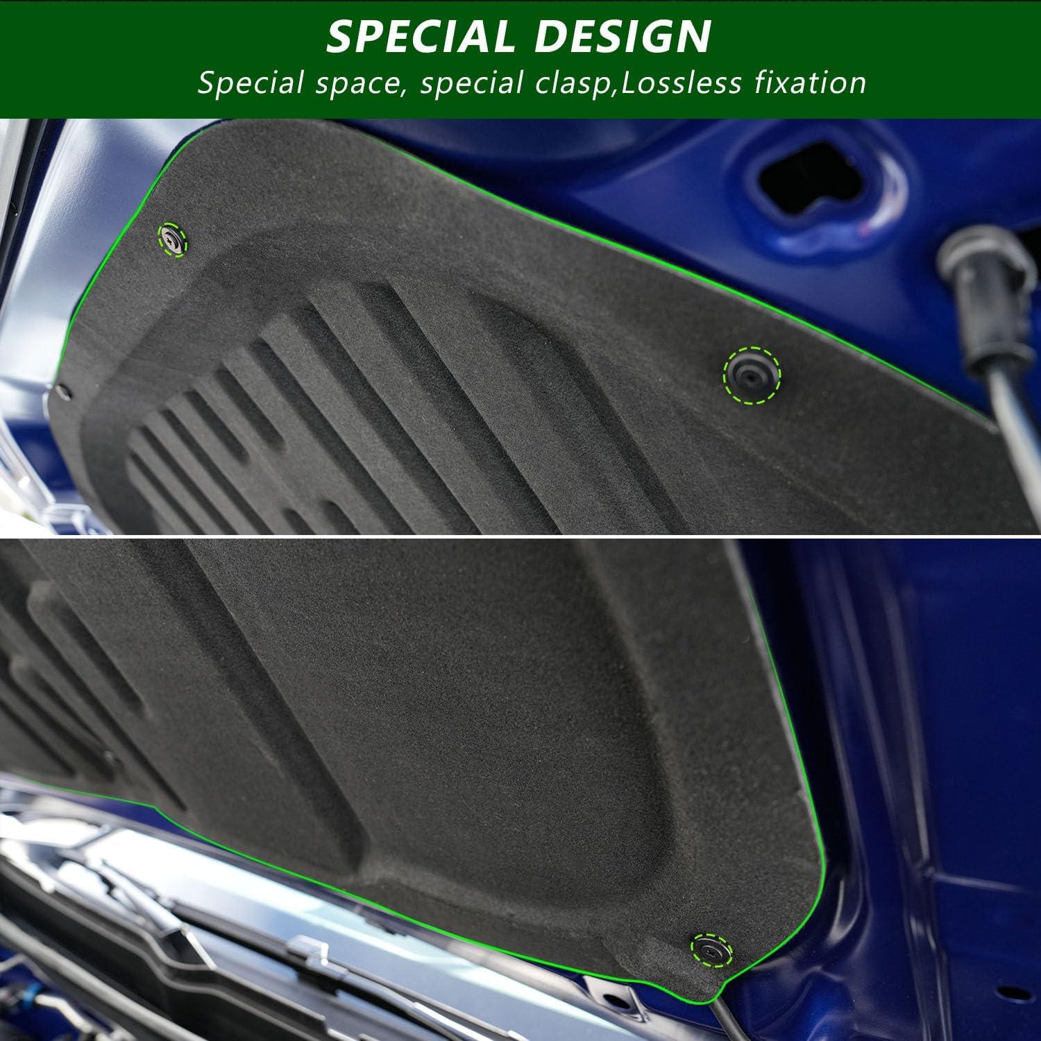 Almohadilla de Aislamiento del Capó xipoqix para Toyota Tacoma 2024-2025