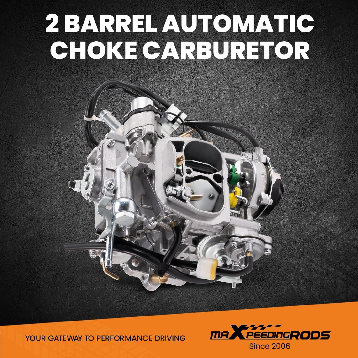 Carburador maXpeedingrods TOY-505 2 Barriles 2.4L para Toyota Pickup 1981-1986
