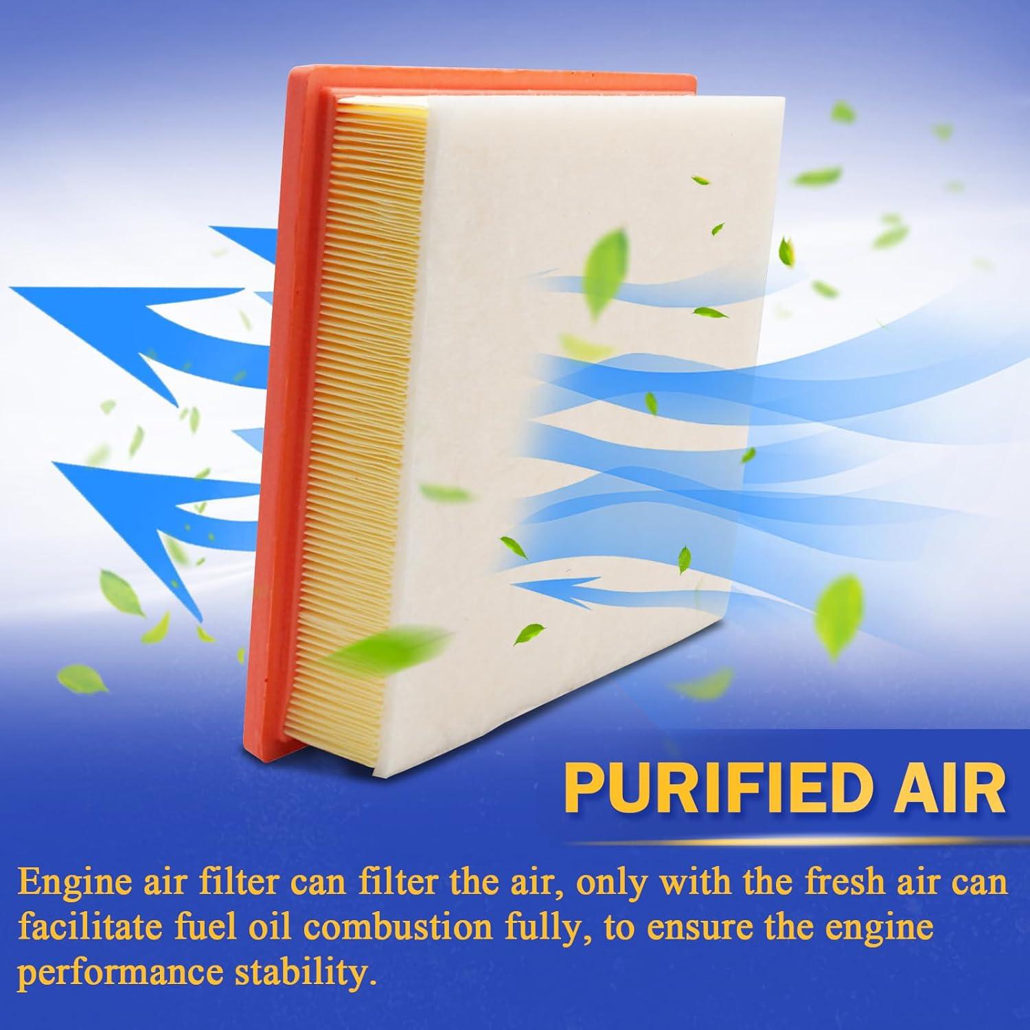 Filtro de aire motor X4XZ CA11895 para Toyota Tacoma, Sequoia, Tundra