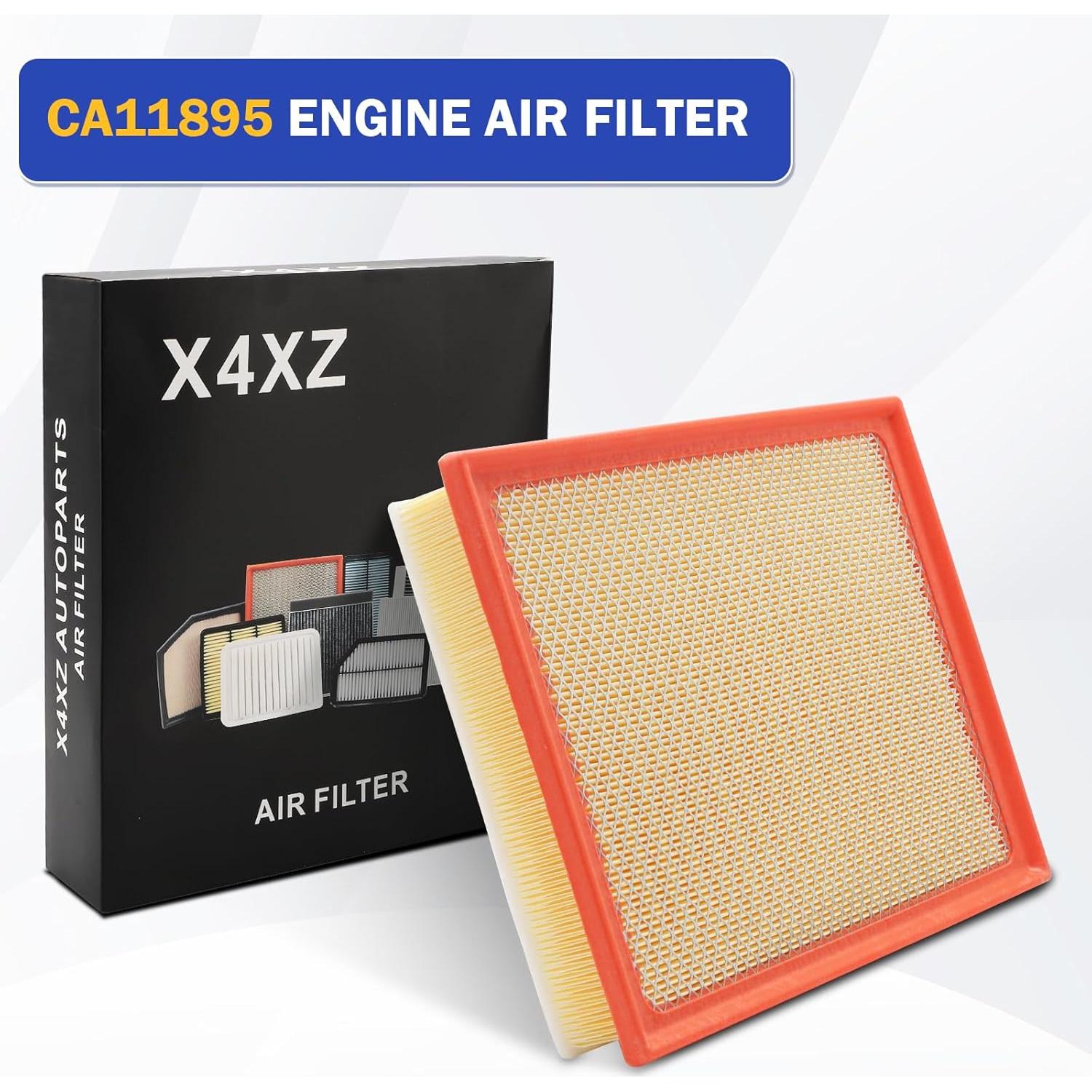 Filtro de aire motor X4XZ CA11895 para Toyota Tacoma, Sequoia, Tundra