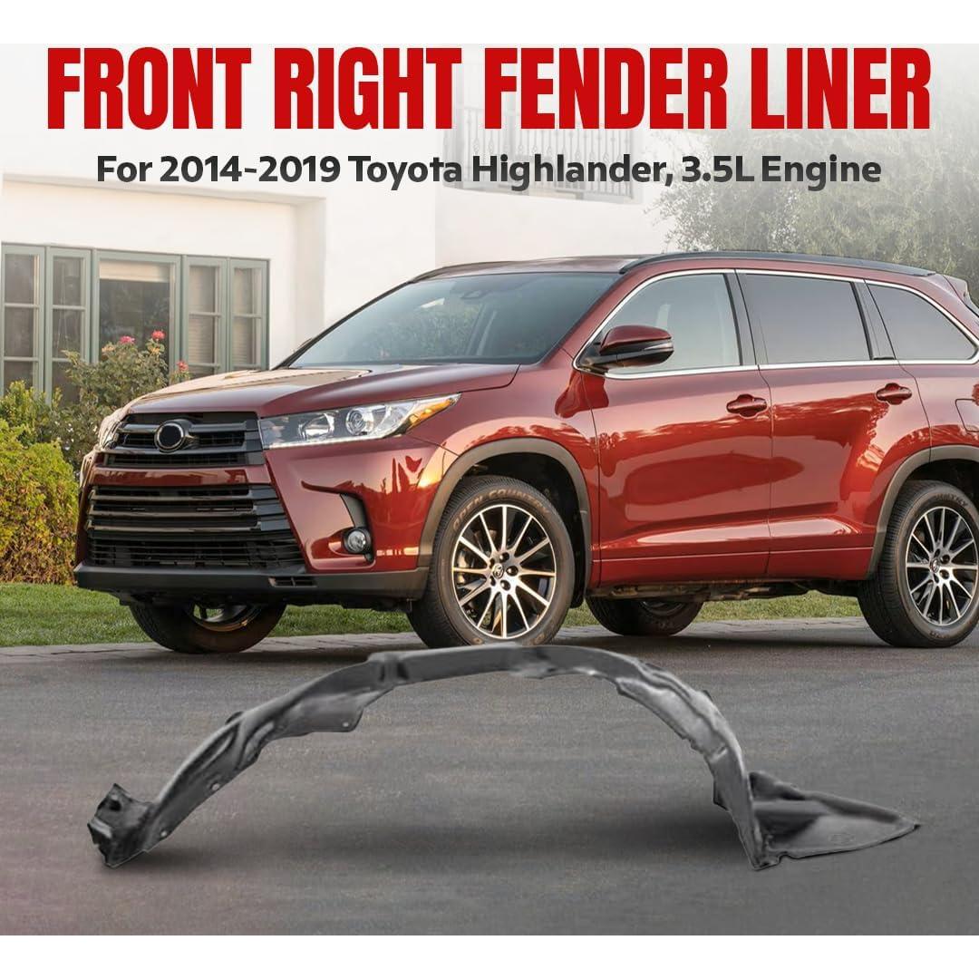 Guardabarros Lateral Derecho Fitrite para Toyota Highlander 2014-2019