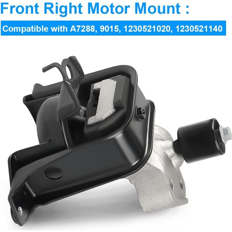 Kit de Soportes de Motor y Transmisión JDMON 3 Piezas Toyota Echo 1.5L