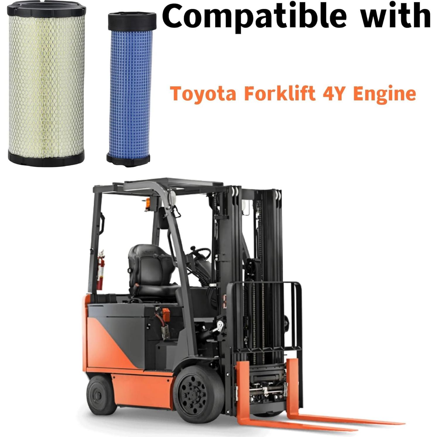 Kit de Filtro de Aire FLTRUCKTOP para Carretilla Elevadora Toyota