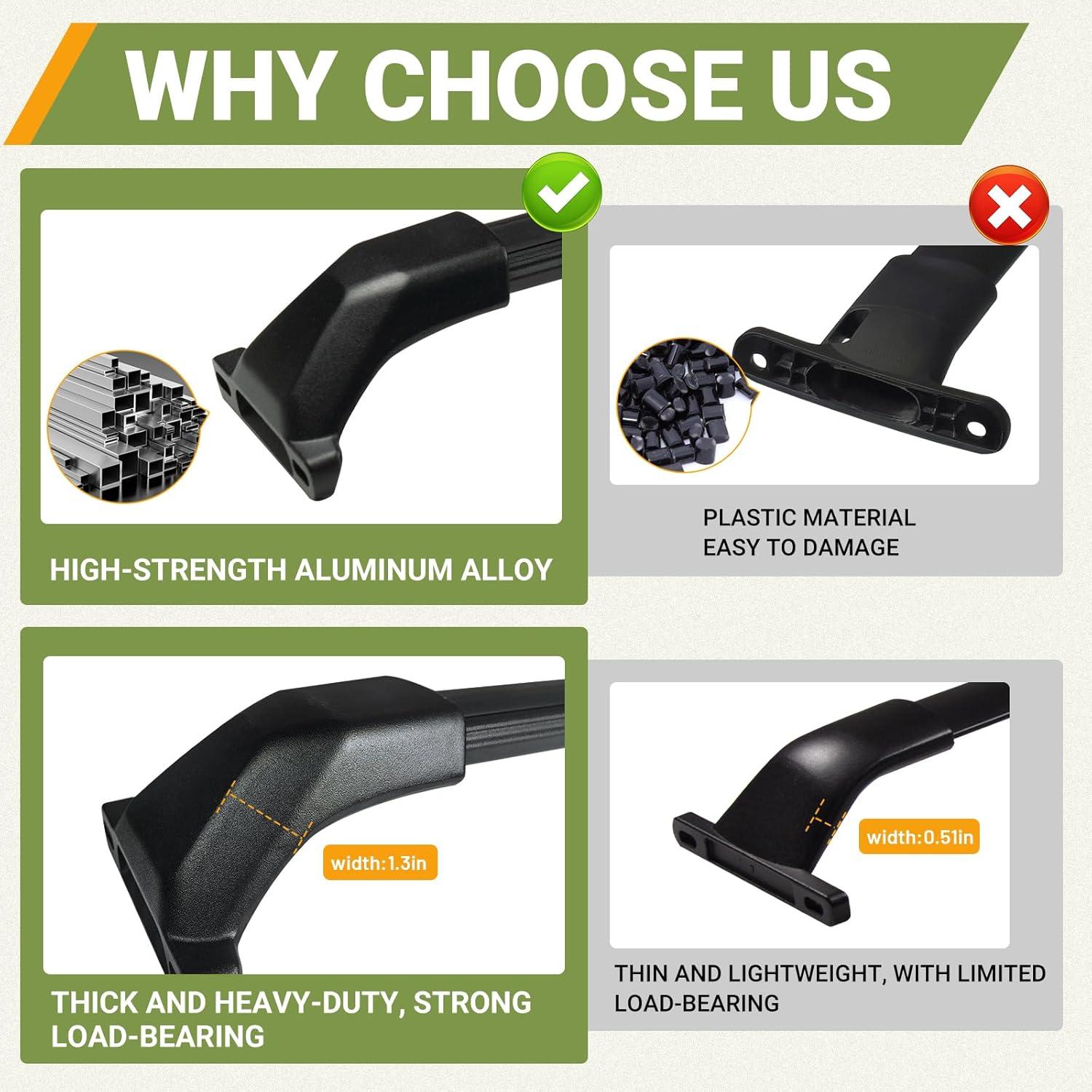 Barras Transversales de Techo TRAVLETIC para Honda Pilot 2016-2022