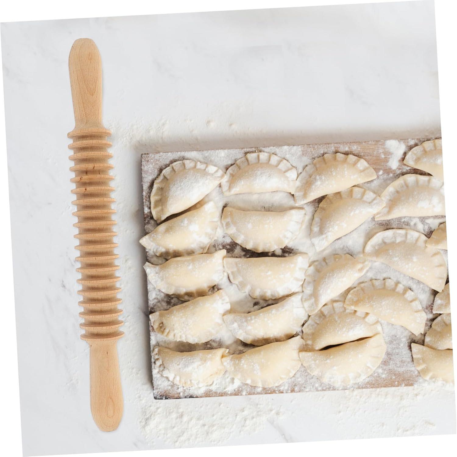 Rodillo de Madera GOOHOCHY para Cortar Espagueti 33x4cm