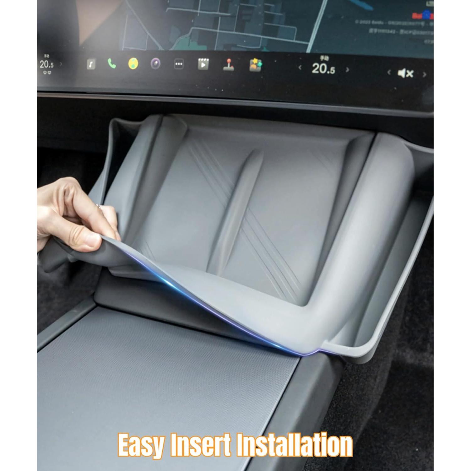 Organizador de Consola Central Tesla Model 3 Highland 2024 Gris