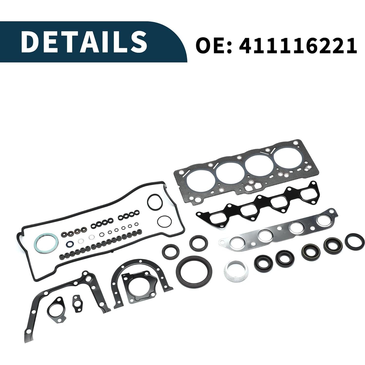 Kit de Junta de Culata TUCKBOLD para Toyota 5AFE 411116221