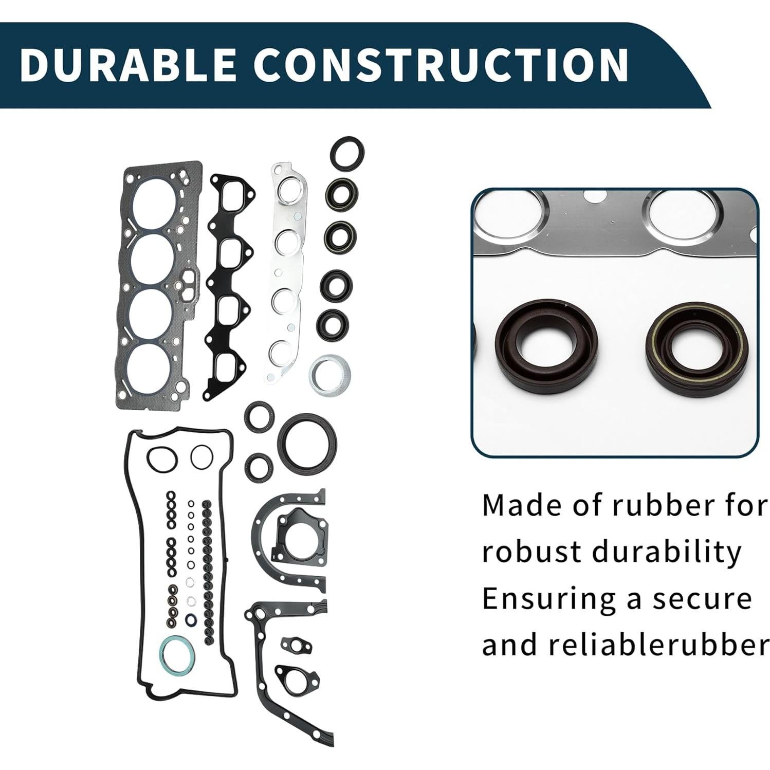 Kit de Junta de Culata TUCKBOLD para Toyota 5AFE 411116221
