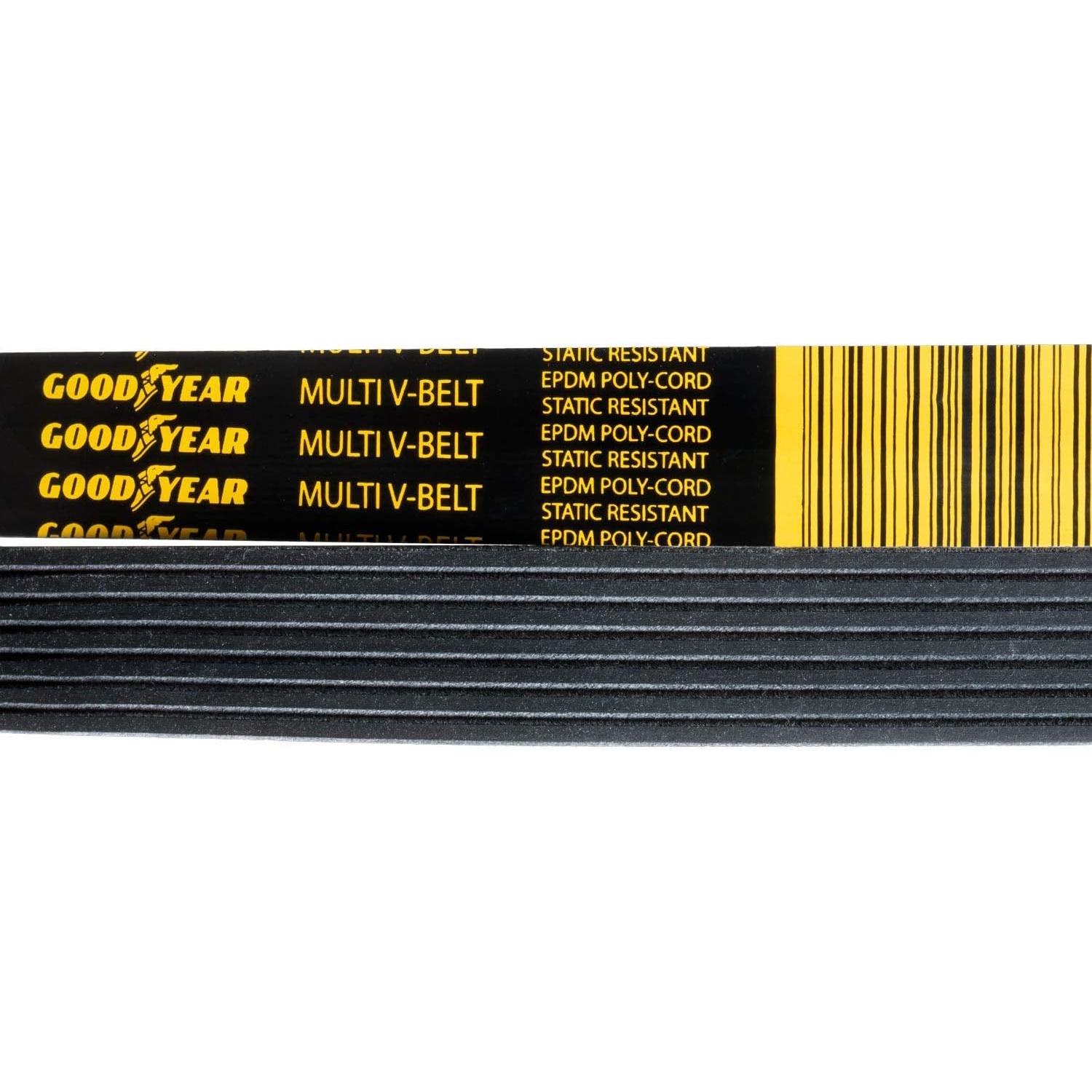 Correa Serpentina Multi V Goodyear 1070835 para Audi y Chevrolet