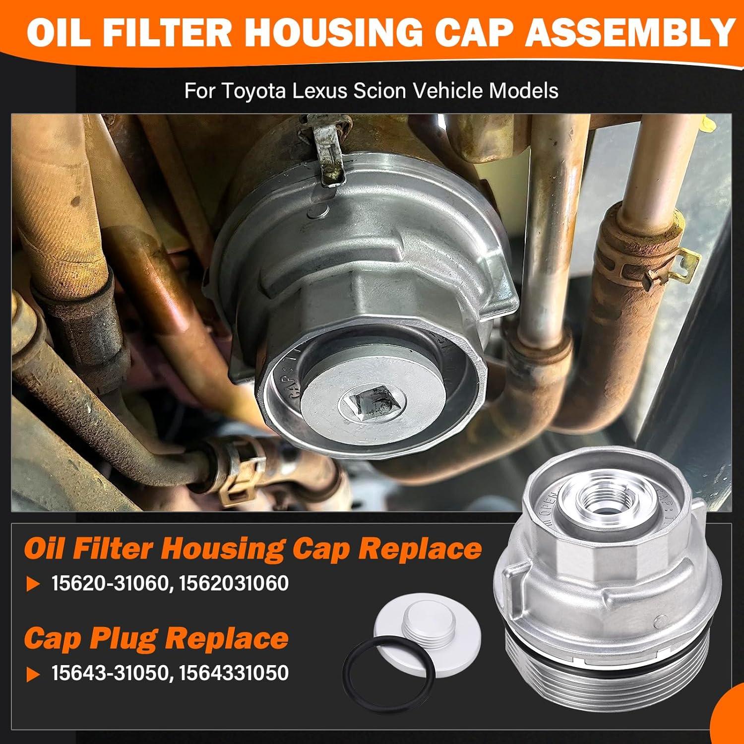 Conjunto Tapa Alojamiento Filtro Aceite Yinlowa Toyota Lexus