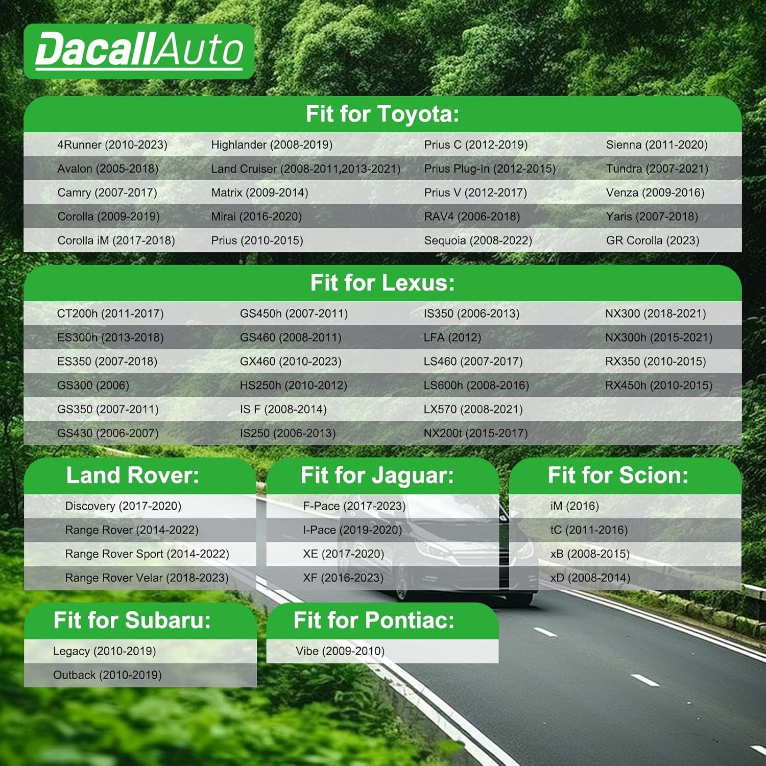 Juego de 3 Filtros de Aire Dacall para Toyota y Lexus CF10285