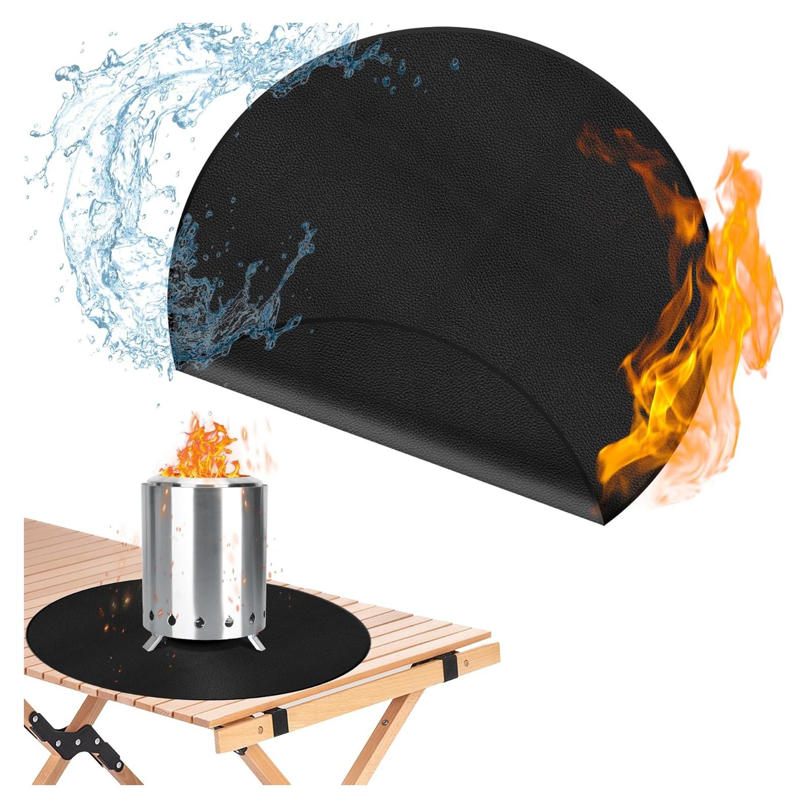 Mat de Fuego ZCHLPTZUP 50.8 cm Resistente al Calor para BBQ