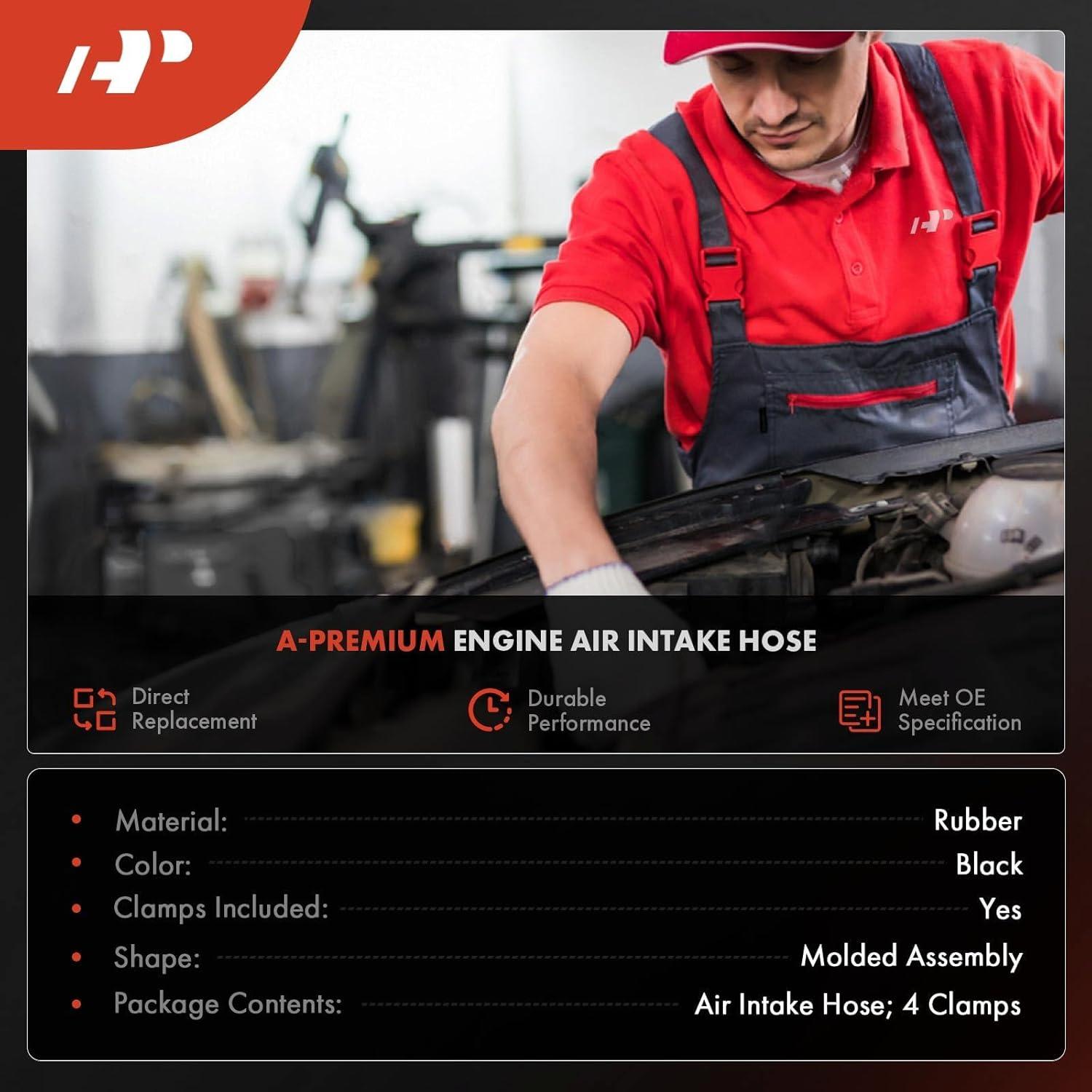 Manguera de entrada de aire A-Premium para Toyota Tacoma 1995-2000