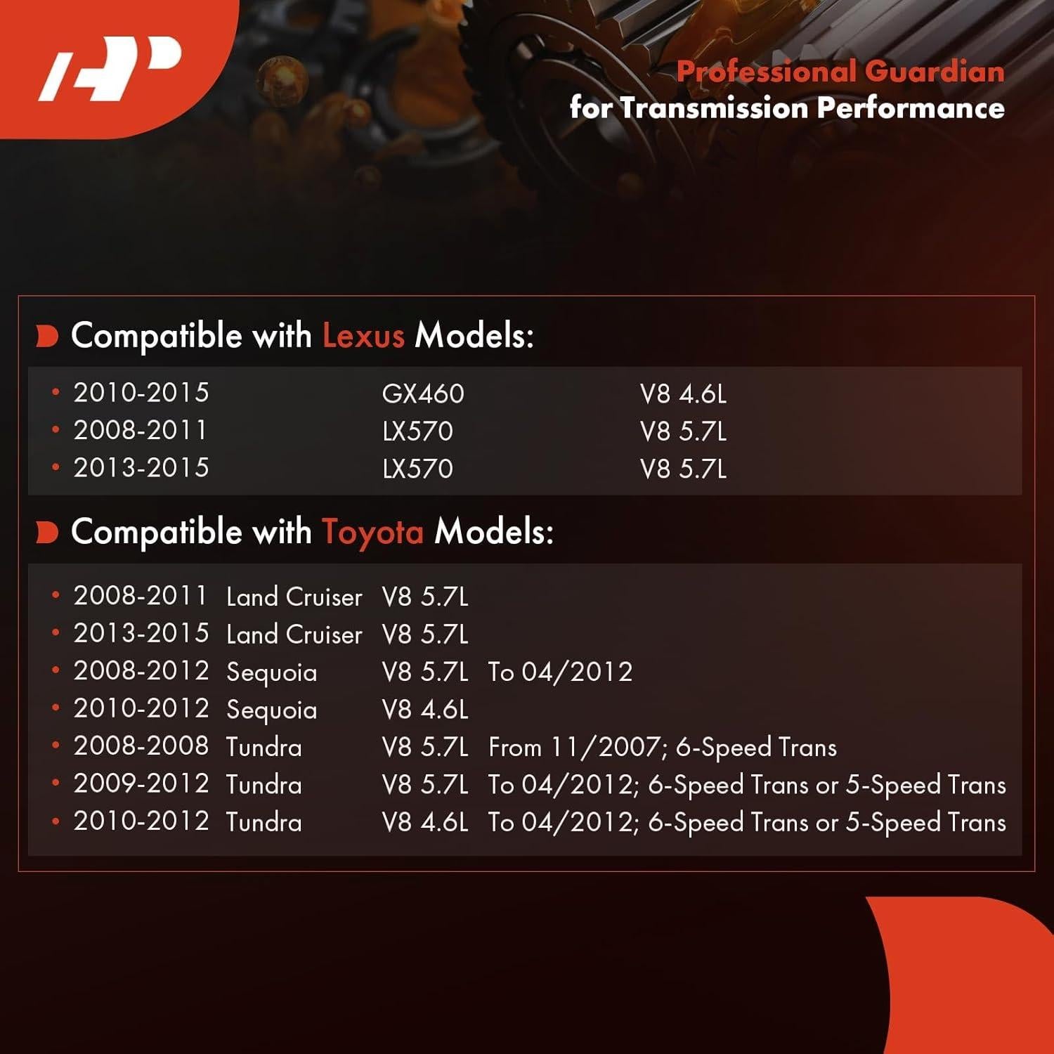 Filtro de aceite de transmisión automática A-Premium para Toyota y Lexus