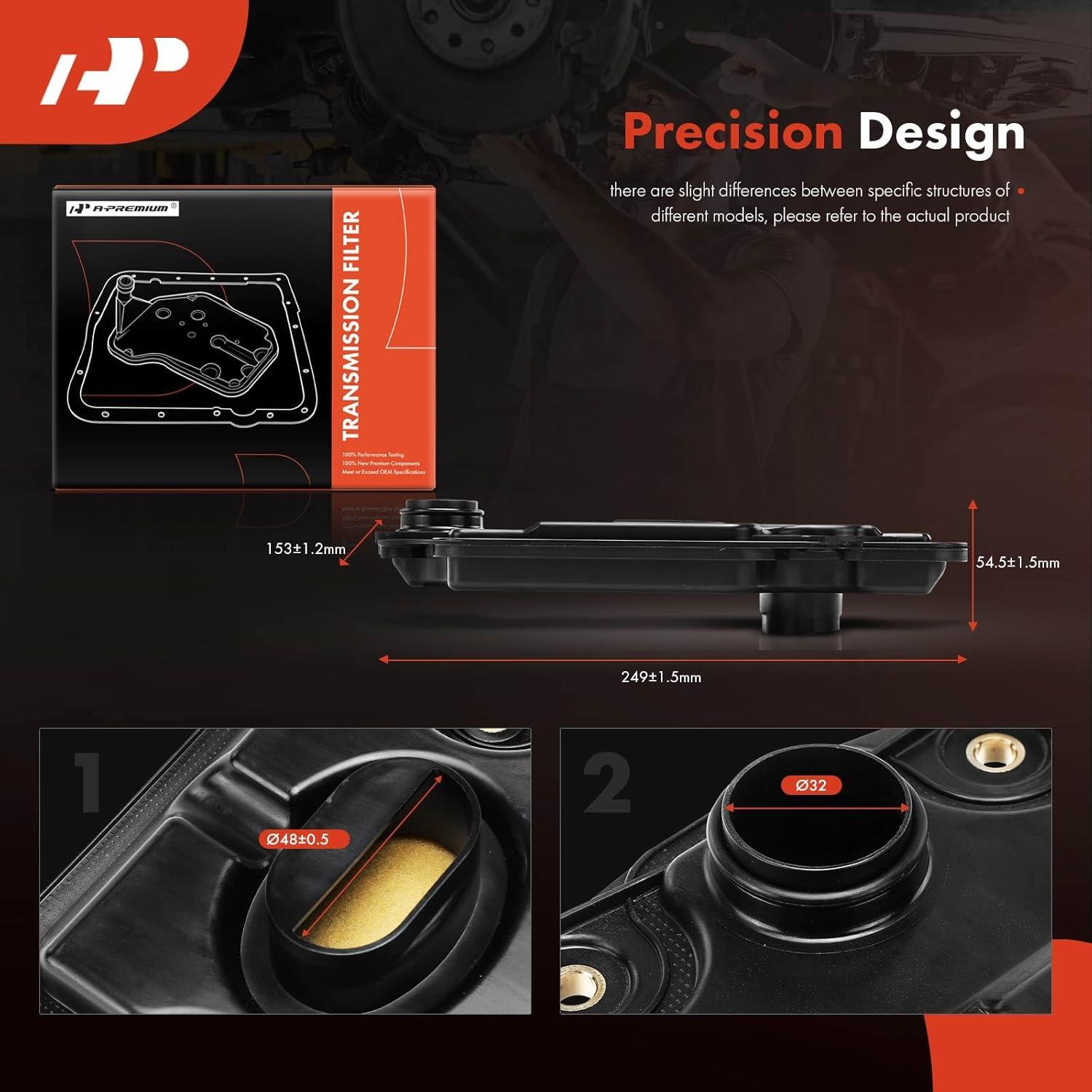 Filtro de aceite de transmisión automática A-Premium para Toyota y Lexus