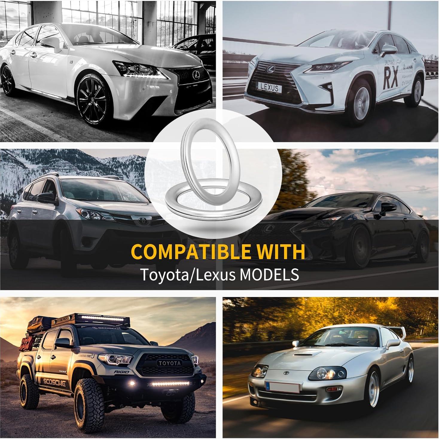 20 Juntas de Drenaje de Transmisión Luxlead 17mm para Toyota Lexus