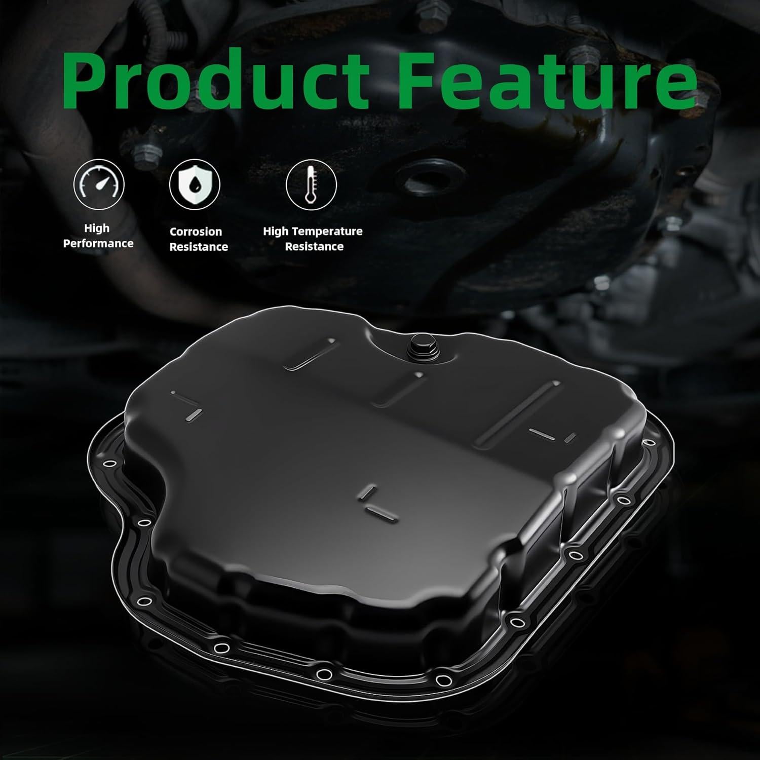 Cárter de Aceite de Transmisión Automática Riyhch con Filtro y Junta para Toyota Corolla 1.8L 2014-2022