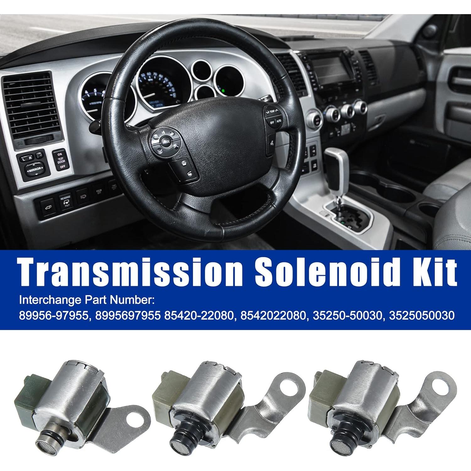 Kit de Solenoides de Transmisión X AUTOHAUX A340E A340F 3PCS