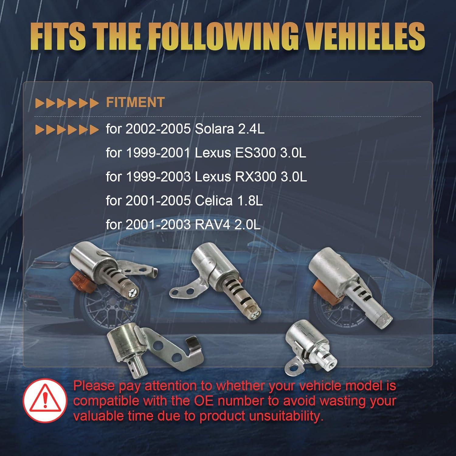 Kit de Solenoides de Transmisión Bulubiu U140E Compatible Lexus