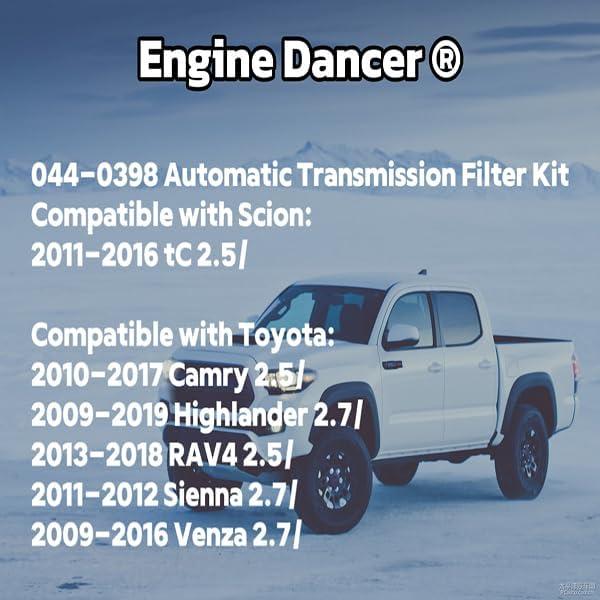 Kit de Junta y Filtro de Transmisión Automática Engine Dancer para Toyota