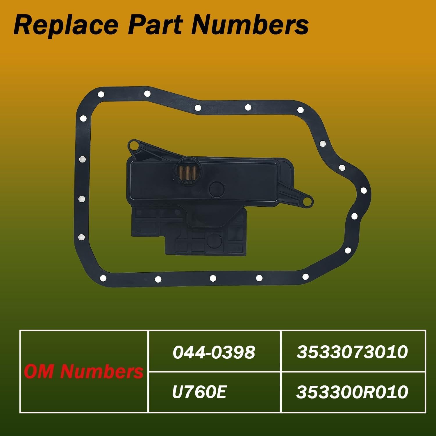 Kit de Junta y Filtro de Transmisión Automática Engine Dancer para Toyota