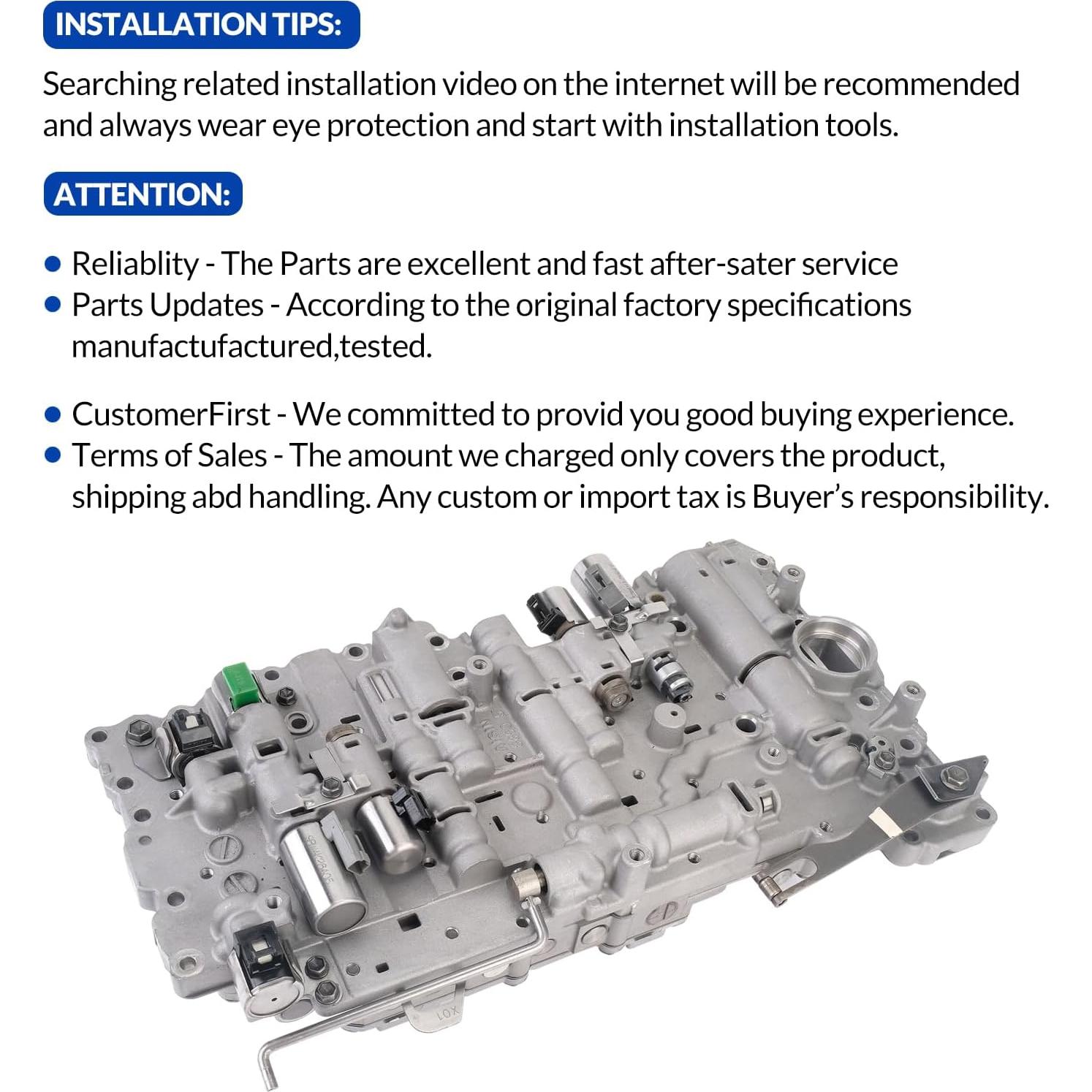 Cuerpo de Válvula de Transmisión Ricmjend 7 Solenoides Toyota/Lexus