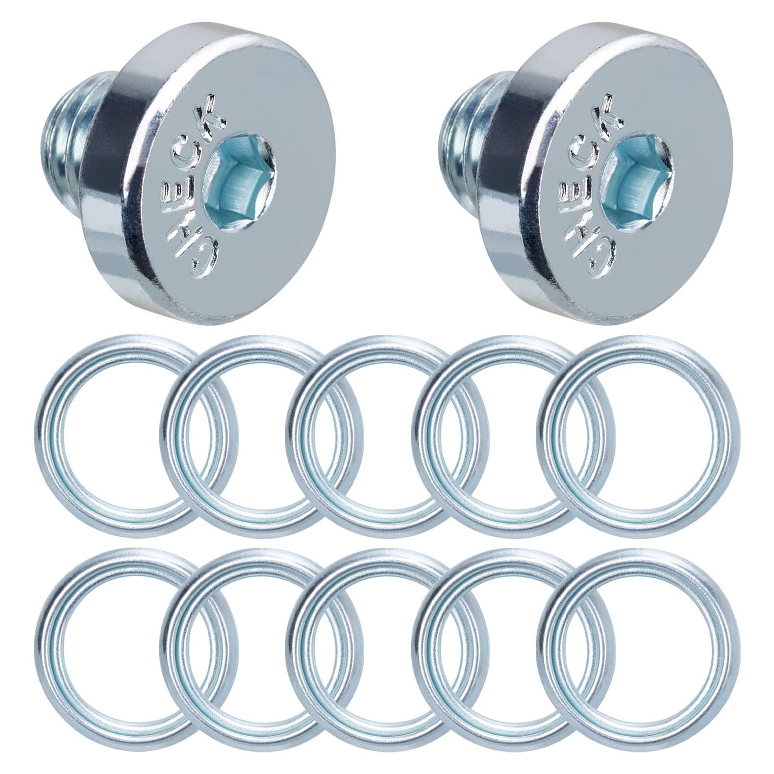 Kit 12 Tapones de Drenaje Automático OAUTOO para Toyota y Lexus