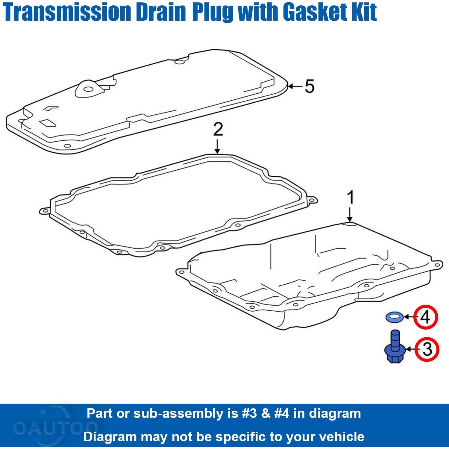 Kit 12 Tapones de Drenaje Automático OAUTOO para Toyota y Lexus