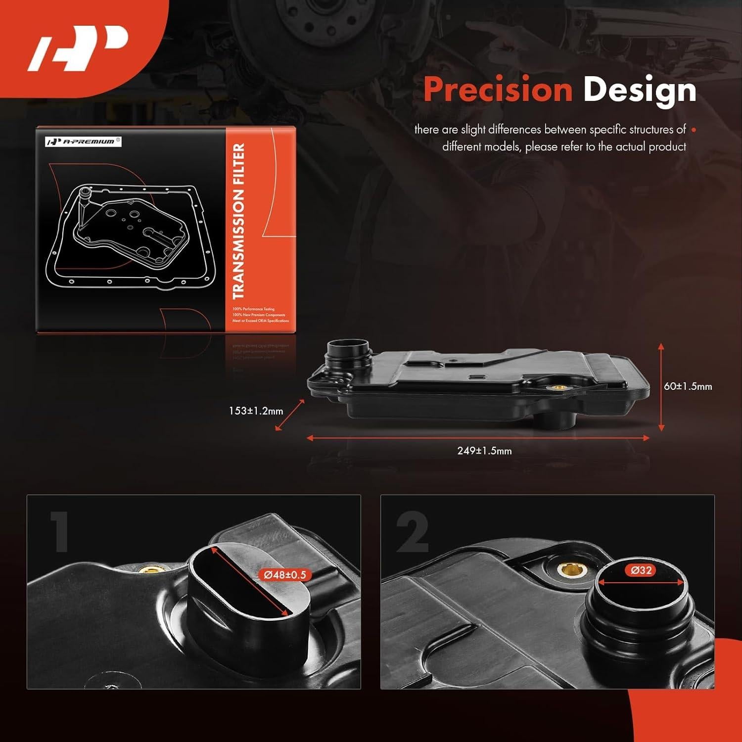 Filtro de aceite de transmisión A-Premium para Toyota y Lexus