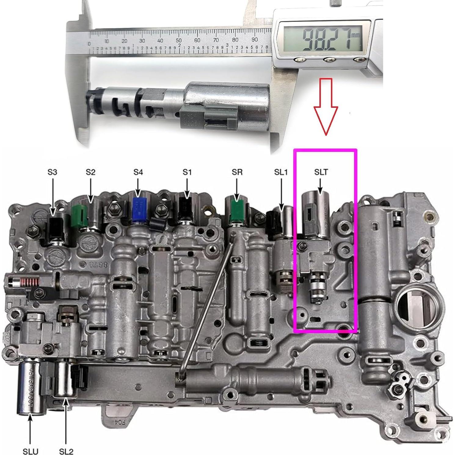Solenoide de Control de Presión SLT Haoshun para Toyota A760E