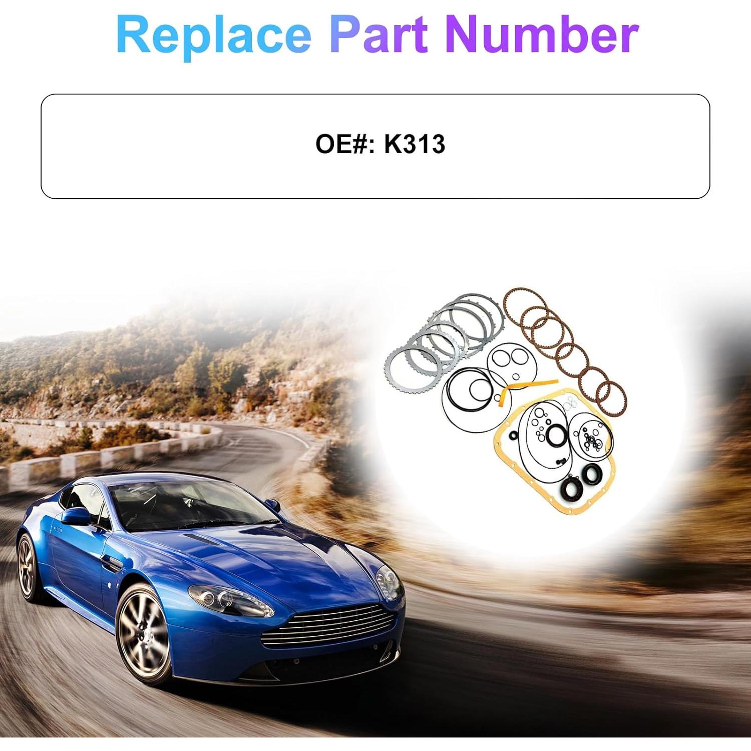 Kit de Reacondicionamiento de Transmisión INGKAN K313 para Toyota Corolla 2013-2016 1.8/2.4L