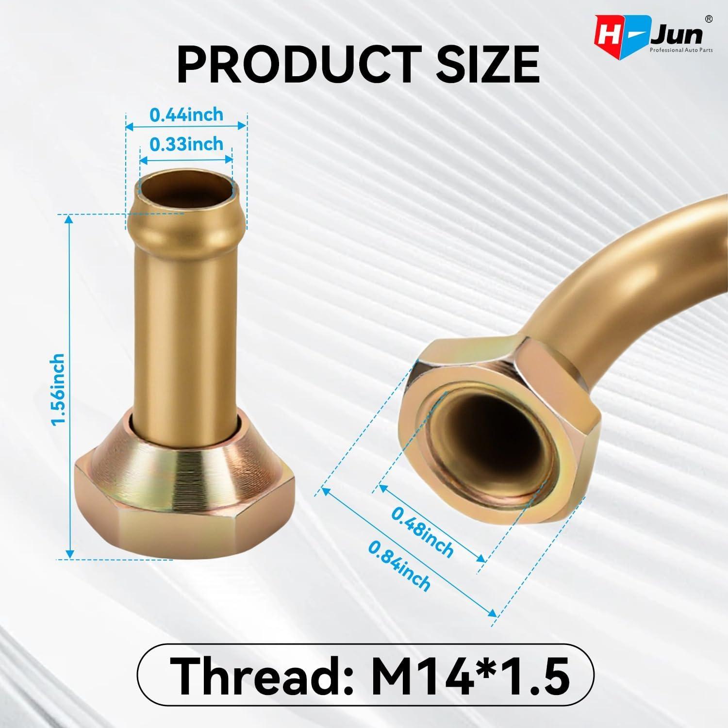 Conector de tubo de aceite H-Jun para transmisión Toyota/Lexus