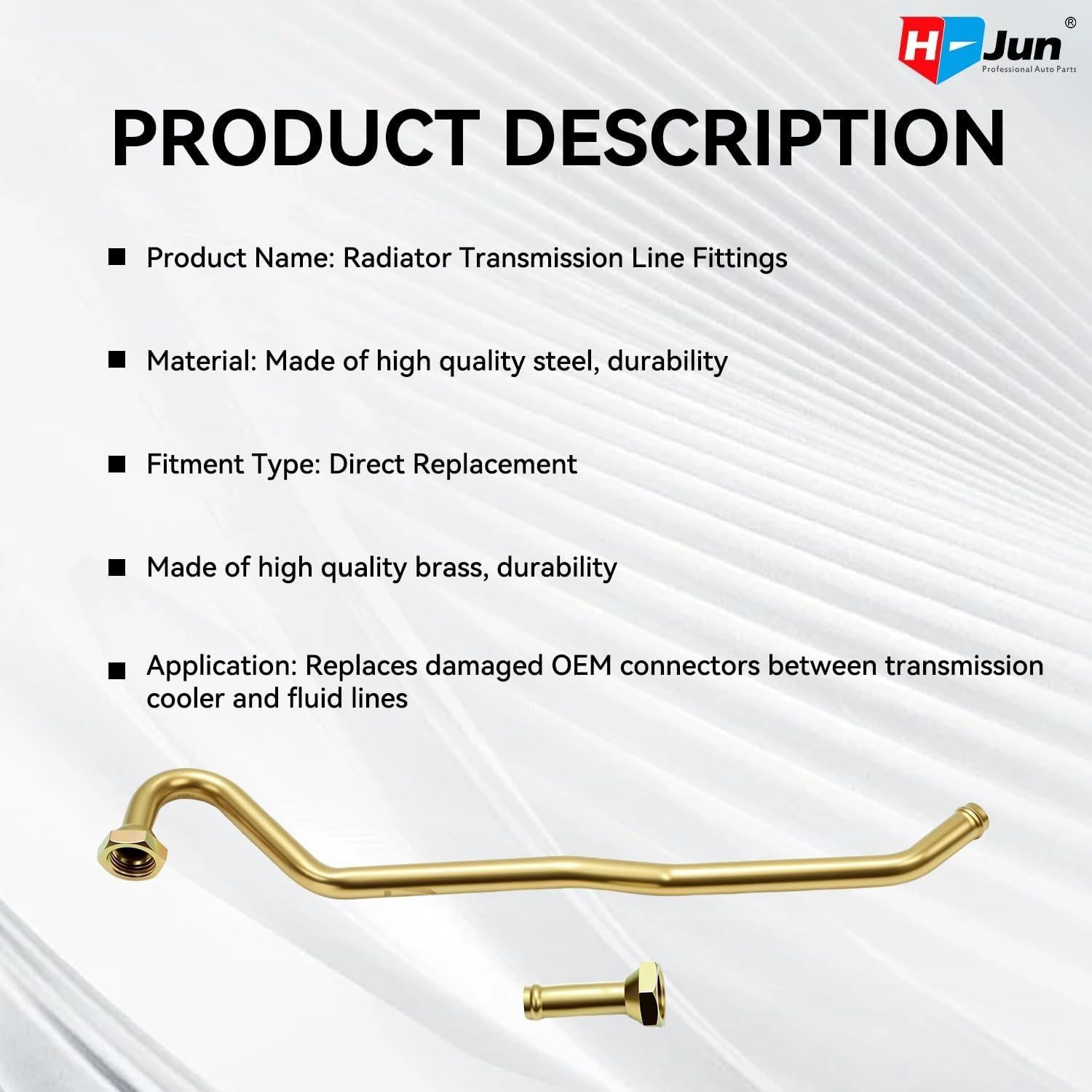 Conector de tubo de aceite H-Jun para transmisión Toyota/Lexus