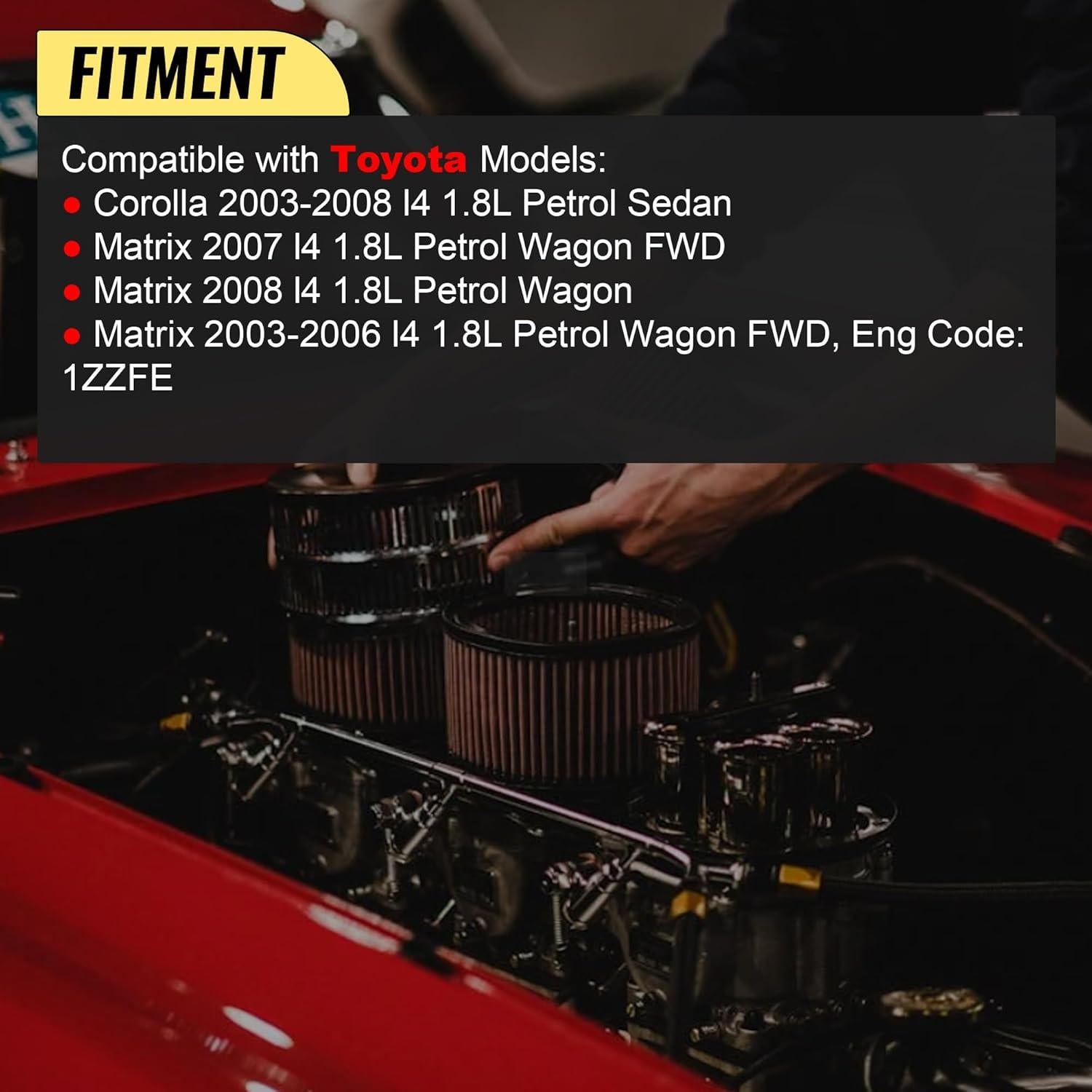 Cárter de Aceite de Transmisión AngyMeck para Corolla y Matrix 1.8L