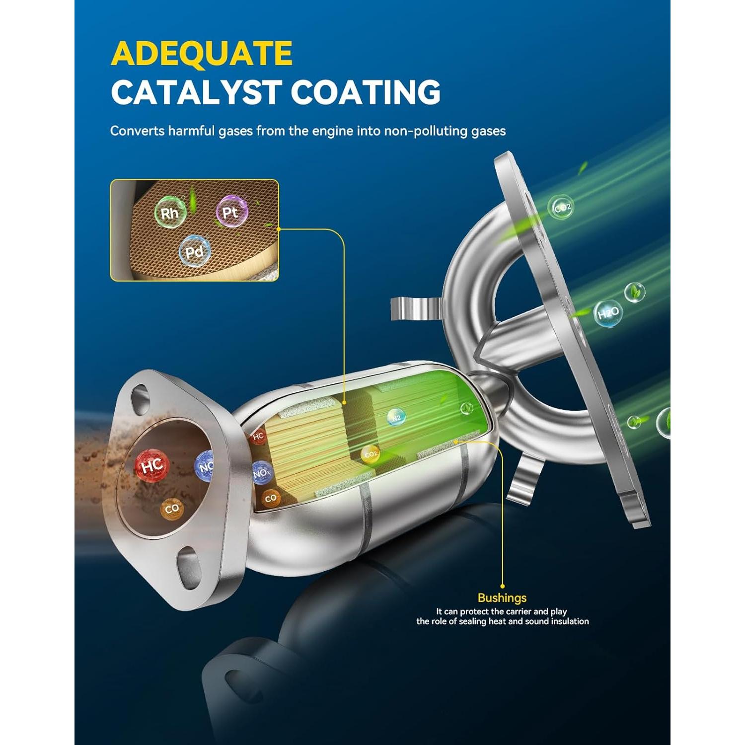 Convertidor Catalítico PHILTOP para Toyota Tacoma 4.0L 2005-2008